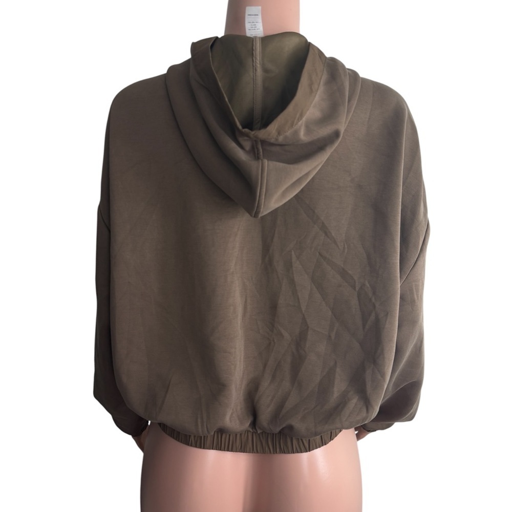 ODODOS Women's Light Brown Hooded Jacket - Picture 4 of 13